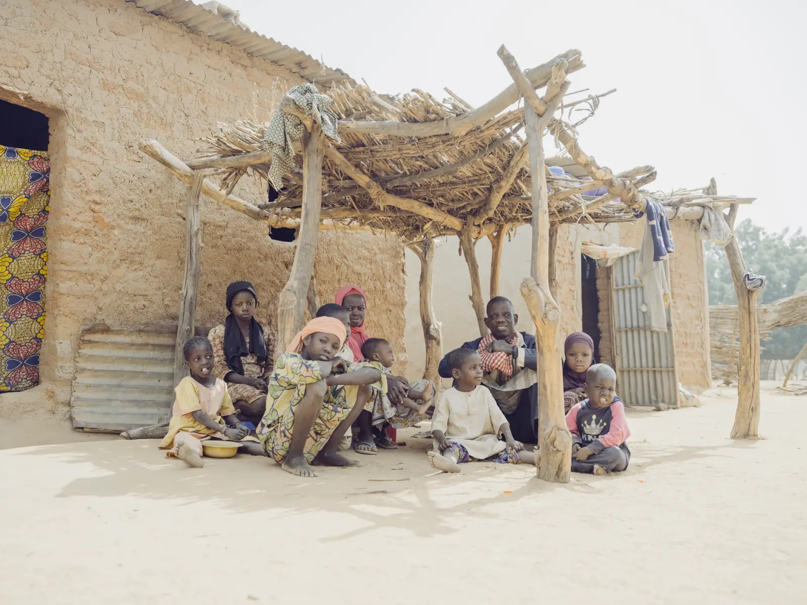 Familie in Niger