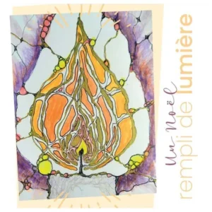 Carte «À la lumière», dessin, de Marianne Sommer