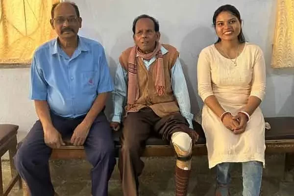 Patients de l'hôpital de Mission Lèpre de Purulia.